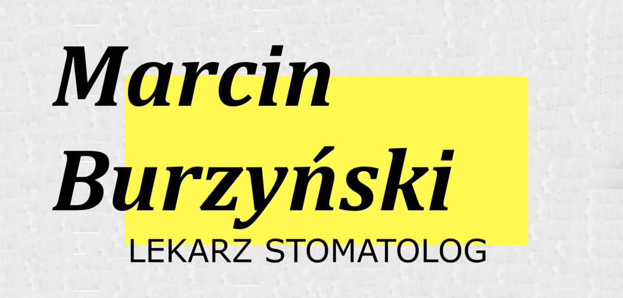 Stomatologia Marcin Burzyński